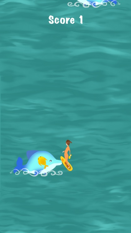 Surfing With Dolphins