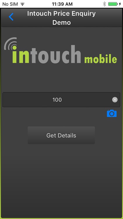 Intouch Price Enquiry