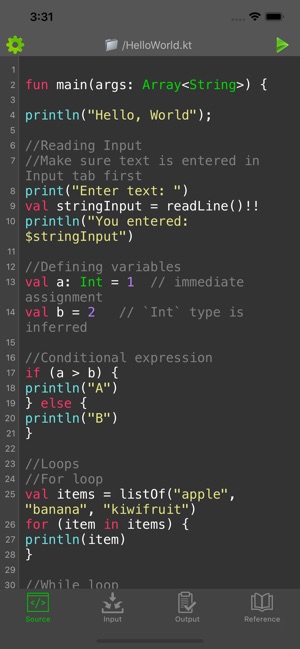 Kotlin Programming Compiler