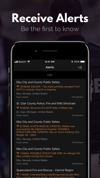 Police Scanner, Fire Radio Screenshot