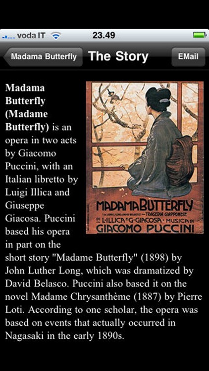 Opera: Madama Butterfly