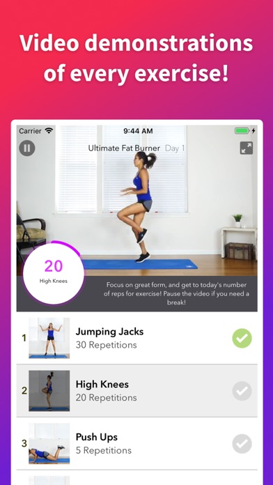 Fit30: Home Workouts Exercise screenshot 2