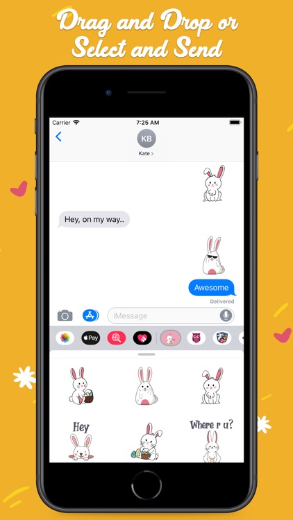 Cute Bunnies & Easter Stickers screenshot-4