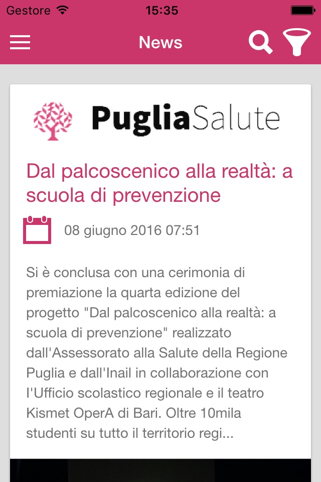 PugliaSalute screenshot 2