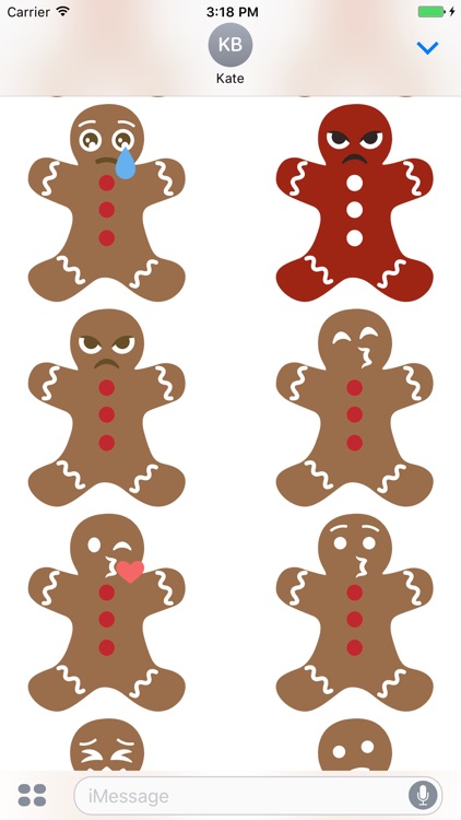 Gingerbread Man Stickers!