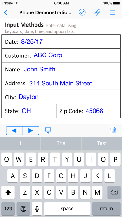 How to cancel & delete naturalForms from iphone & ipad 1