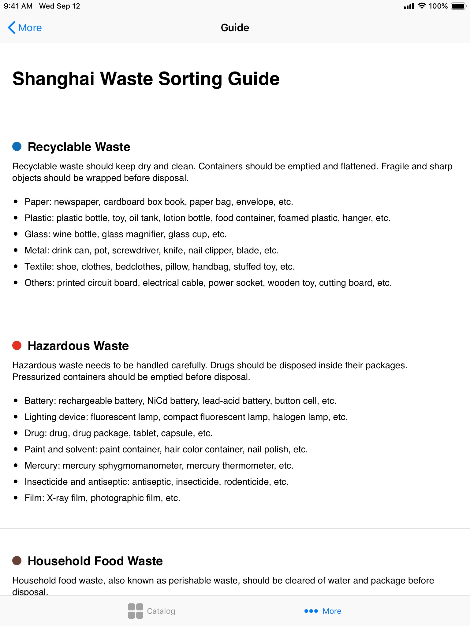 Waste Sorting Guide screenshot 3