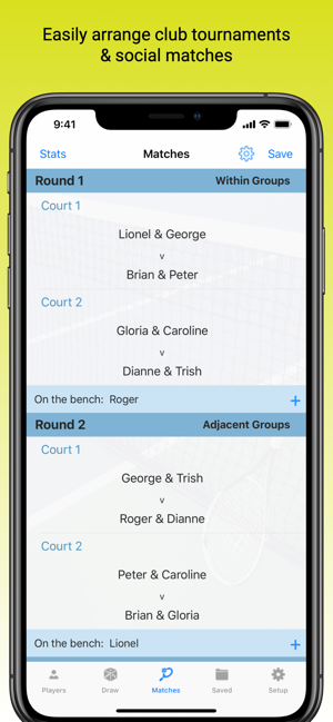 MatchUp Tennis Organiser Pro(圖1)-速報App