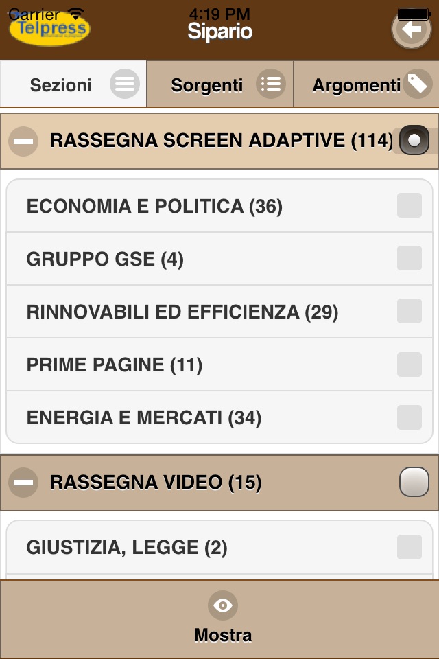 Sipario Smart screenshot 4