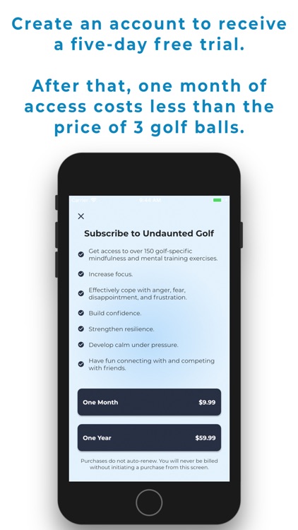Undaunted Golf screenshot-5