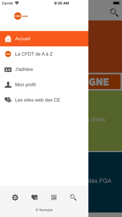 CFDT SAEME screenshot 2