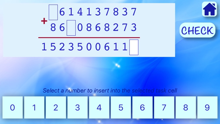 Teaching adding numbers