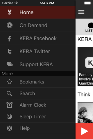 KERA Public Media App - náhled