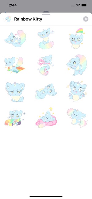 Rainbow Cat Sticker Pack(圖1)-速報App