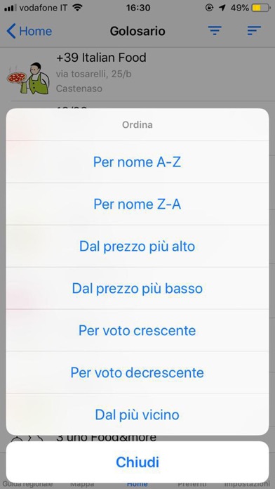 ilGolosario Ristoranti screenshot1