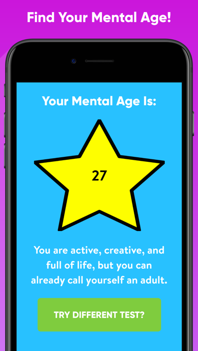 Mental Age Test - Calculator screenshot 2