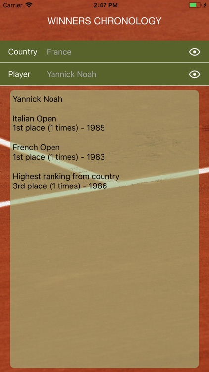 World Tennis Winners: Open Era screenshot-9