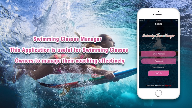 Swimming Classes Manager