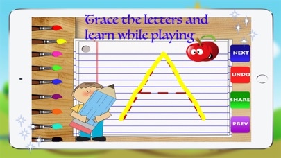 How to cancel & delete Kids letter tracing worksheet - Learn ABC & Phonic from iphone & ipad 1