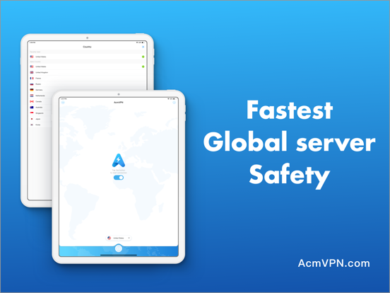 VPN - AcmVPN 高速VPN & セキュアなプロキシのおすすめ画像1