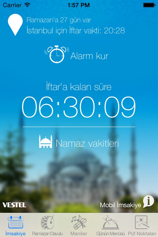 Vestel Mobil İmsakiye screenshot 2