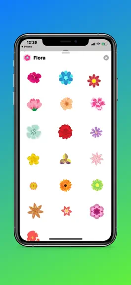 Game screenshot Flora Stickers apk