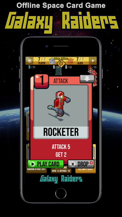 Galaxy Raiders - space cards screenshot 4