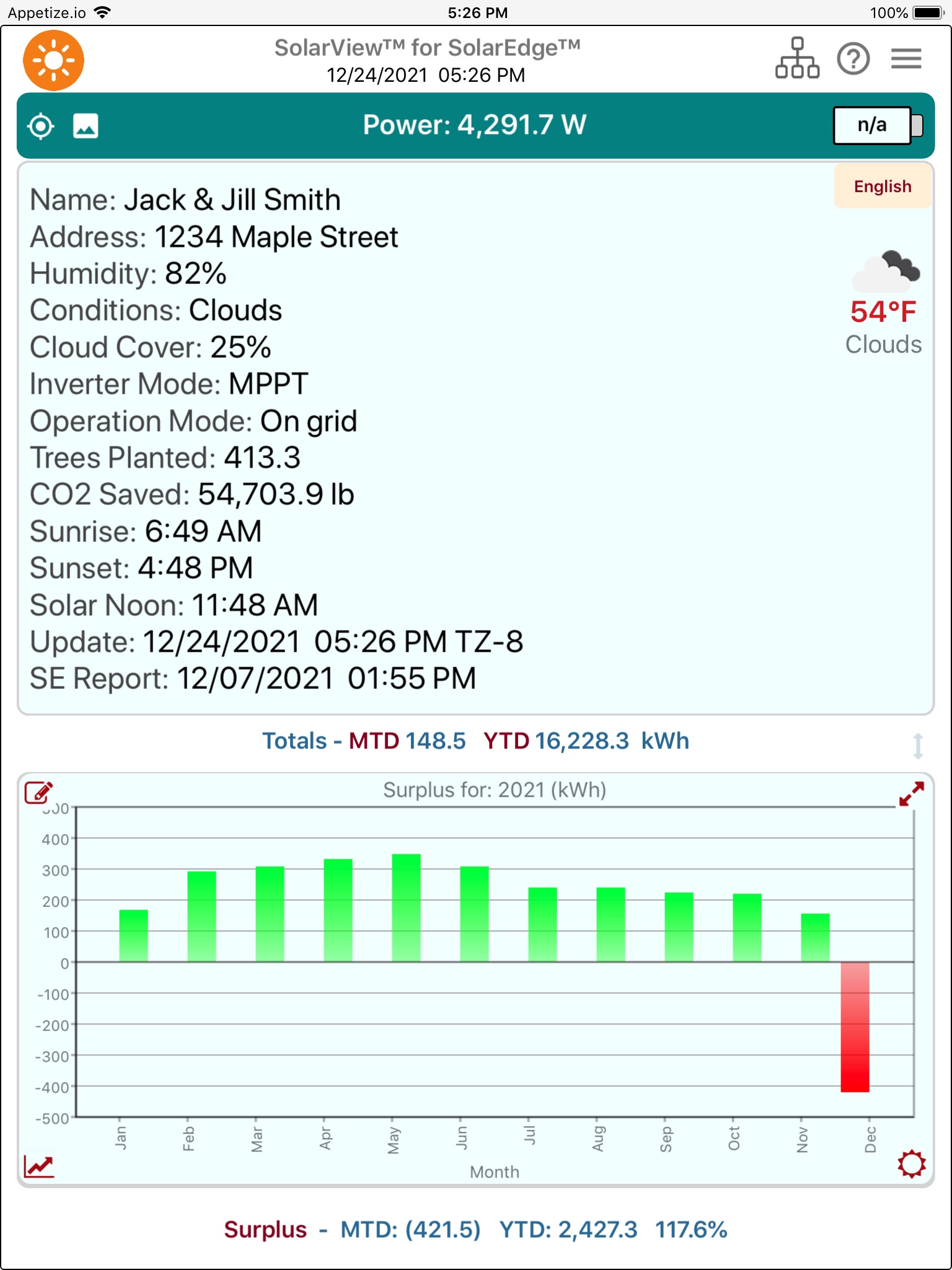 SolarView for SolarEdge screenshot 4