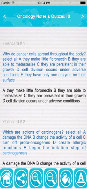 Oncology Test Bank App : Q&A