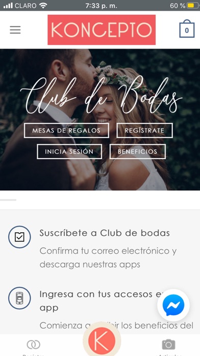 Club de Bodas - koncepto screenshot 2