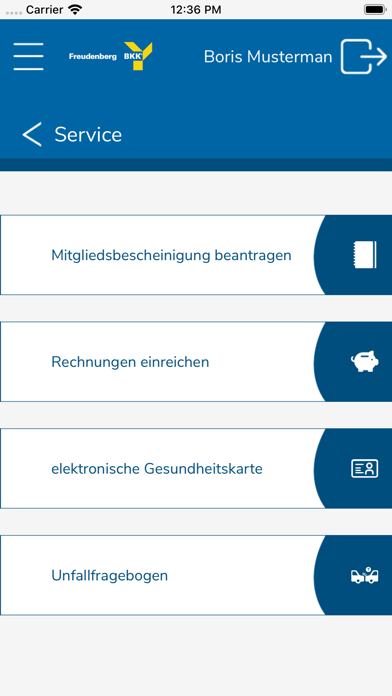 How to cancel & delete BKK Freudenberg Service - App from iphone & ipad 3