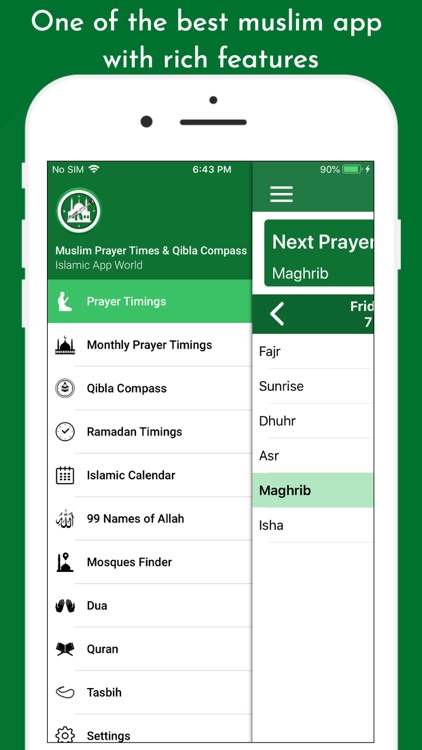 Muslim Prayer Times & Qibla