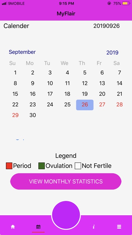 MyFlair Menstrual Tracker screenshot-4