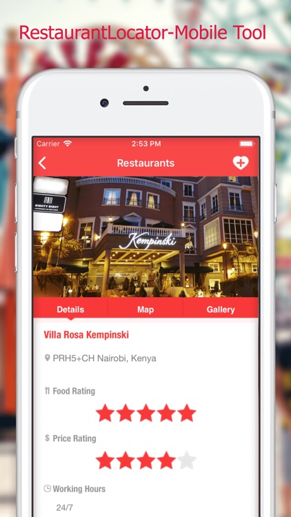 RestaurantLocator-Mobile Tool