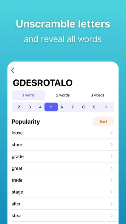 Word & Anagram Finder