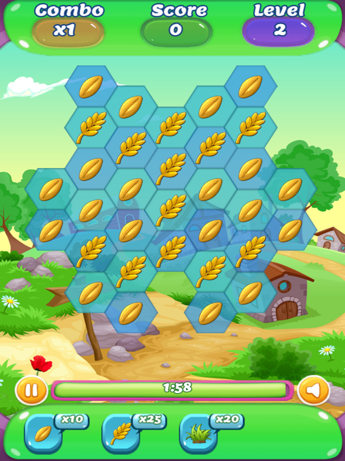 Farm Happy Crush  Peaceful