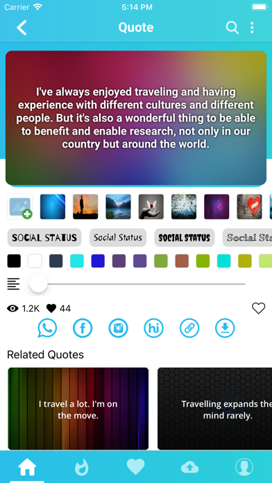 Social Status - Quotes & GIFs screenshot 3