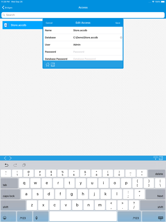AccessProg2 - Access Client screenshot 2
