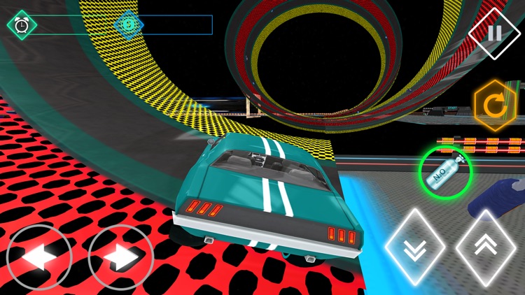 Stickman Neon Car Racing screenshot-3