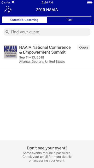 How to cancel & delete 2019 NAAIA National Conference from iphone & ipad 2