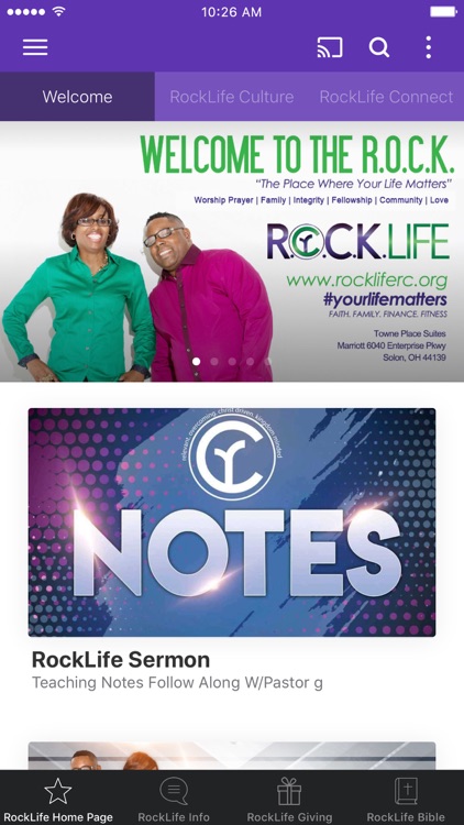 R.O.C.K. CHURCH SOLON OHIO