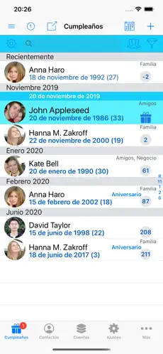 Screenshot 6 BirthdaysPro X iphone