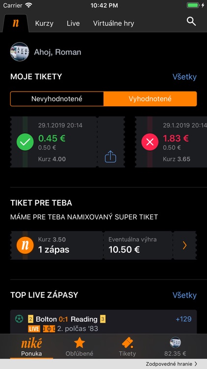 Niké tipovanie screenshot-5