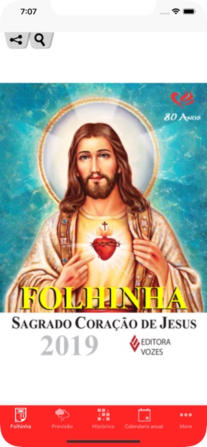 Folhinha do Sagrado Coração