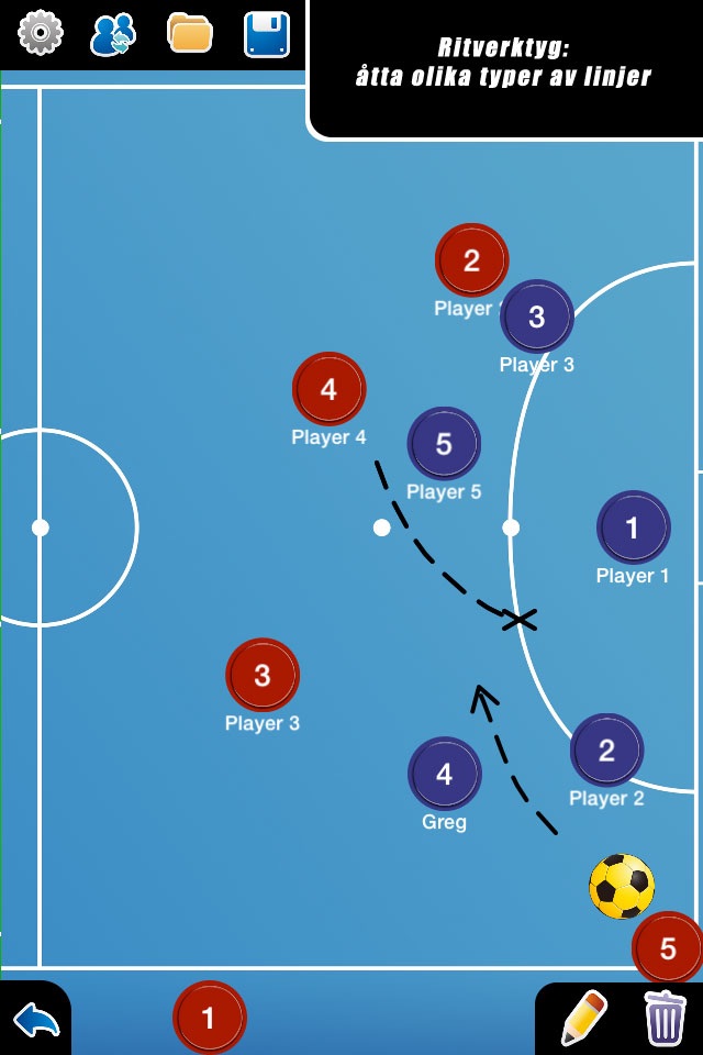 Coach Tactic Board: Futsal++ screenshot 3