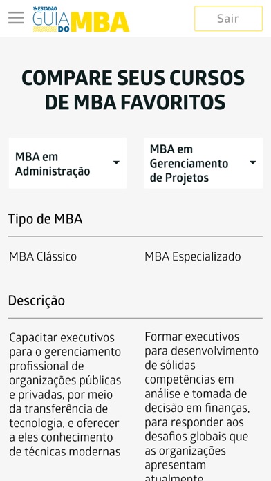 Guia do MBA screenshot 4
