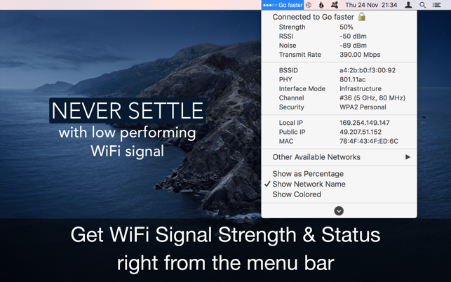‎Wifiry: WiFi Signal Strength Screenshot