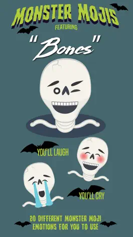 Game screenshot Bones - Monster Mojis Series mod apk