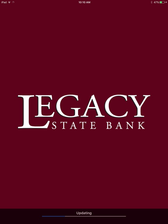 Legacy State Bank for iPad