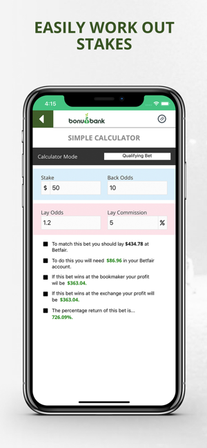 Bonusbank - Matched Betting(圖2)-速報App